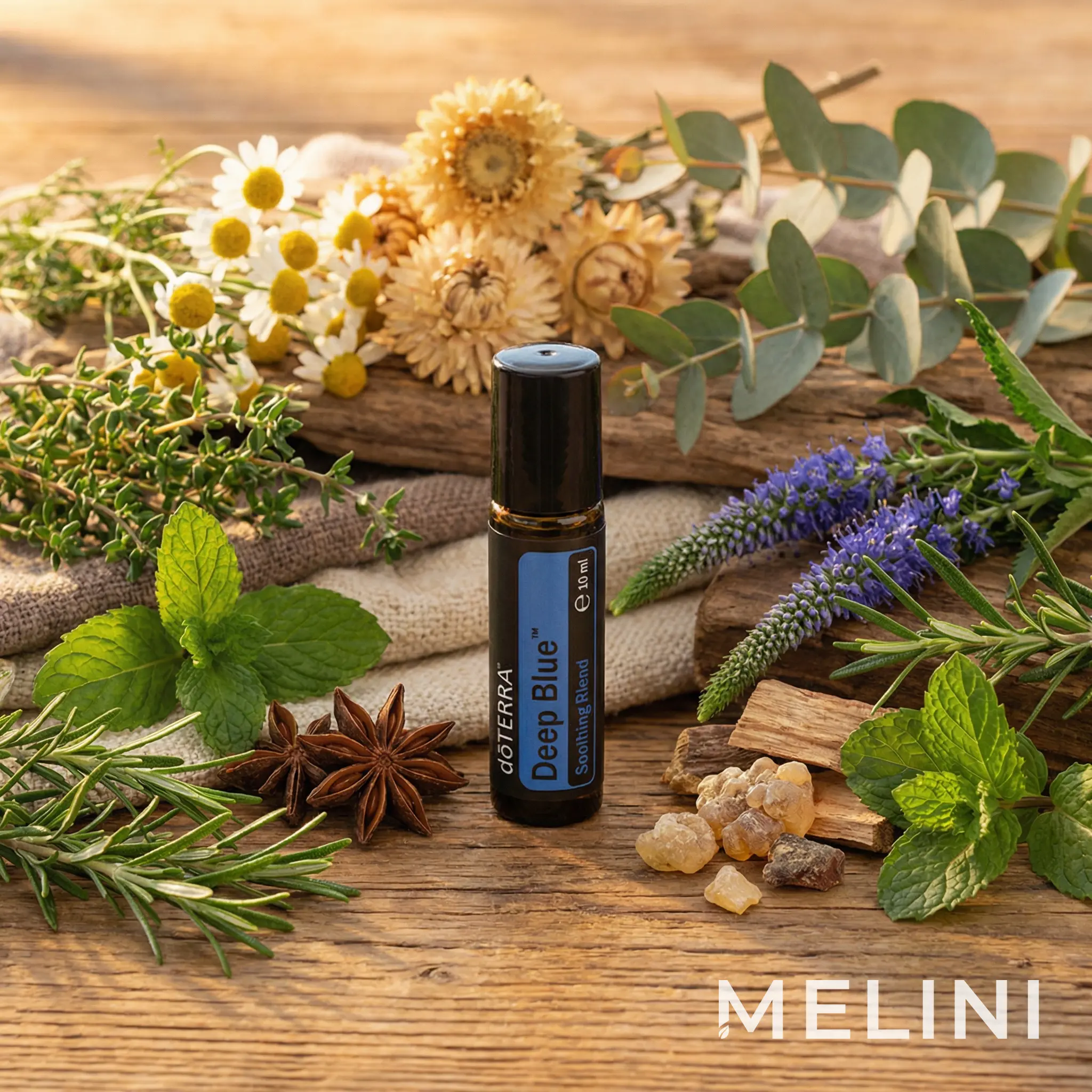 doTERRA Deep Blue golyós kiszerelésben