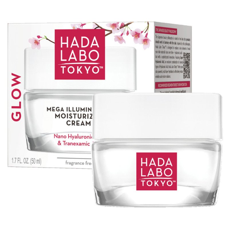 Hada Labo Glow Mega nappali és éjszakai hidratáló krém - 50 ml