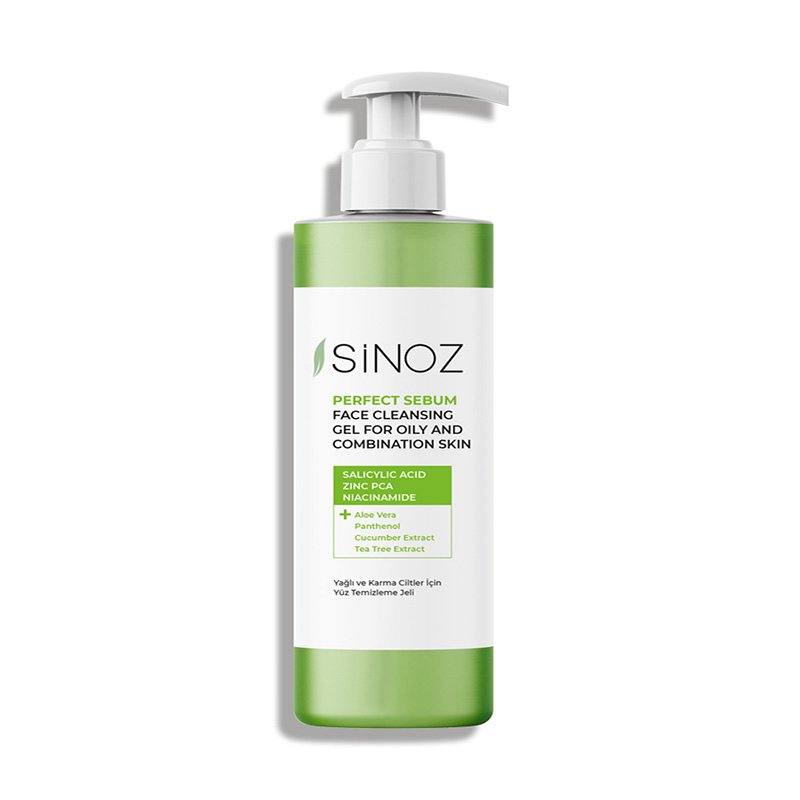SiNOZ Perfect Sebum arctisztító gél kombinált és zsíros bőrre 400 ml