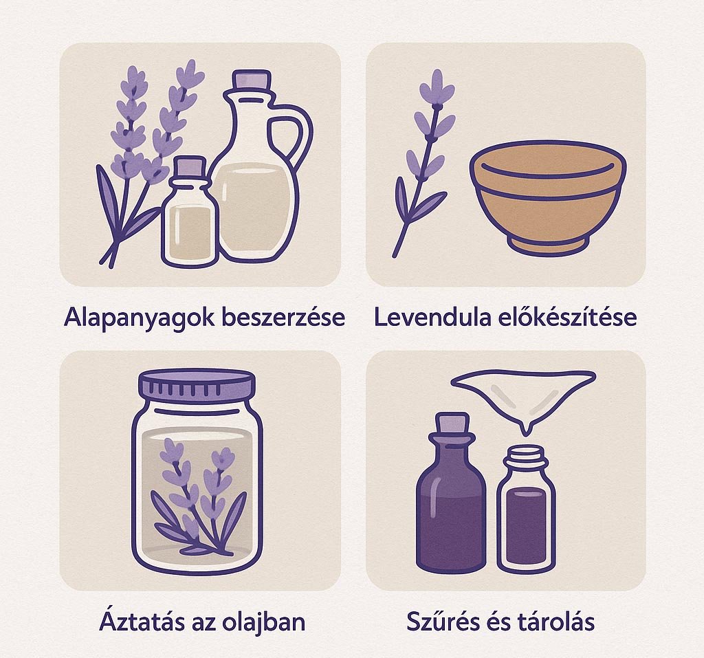 levendula olaj készítése